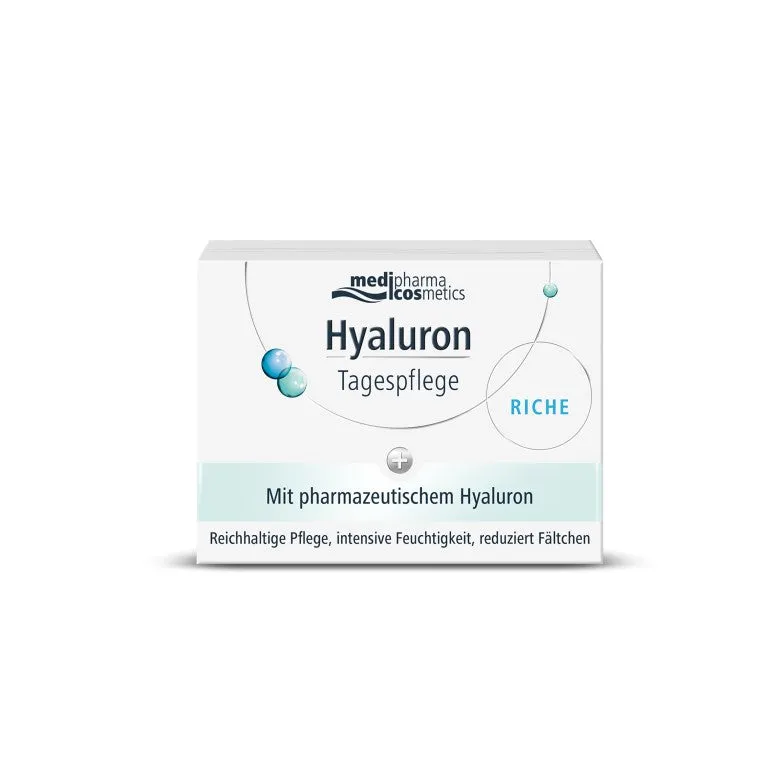Hyaluron Tagespflege RICHE im Tiegel, 50 ml Creme
