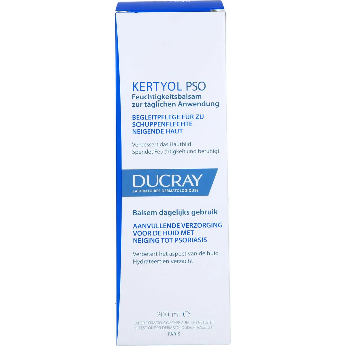 DUCRAY Kertyol P.S.O. Feuchtigkeitsbalsam verbessert das Hautbild und lindert Juckreiz, 200 ml Balsam