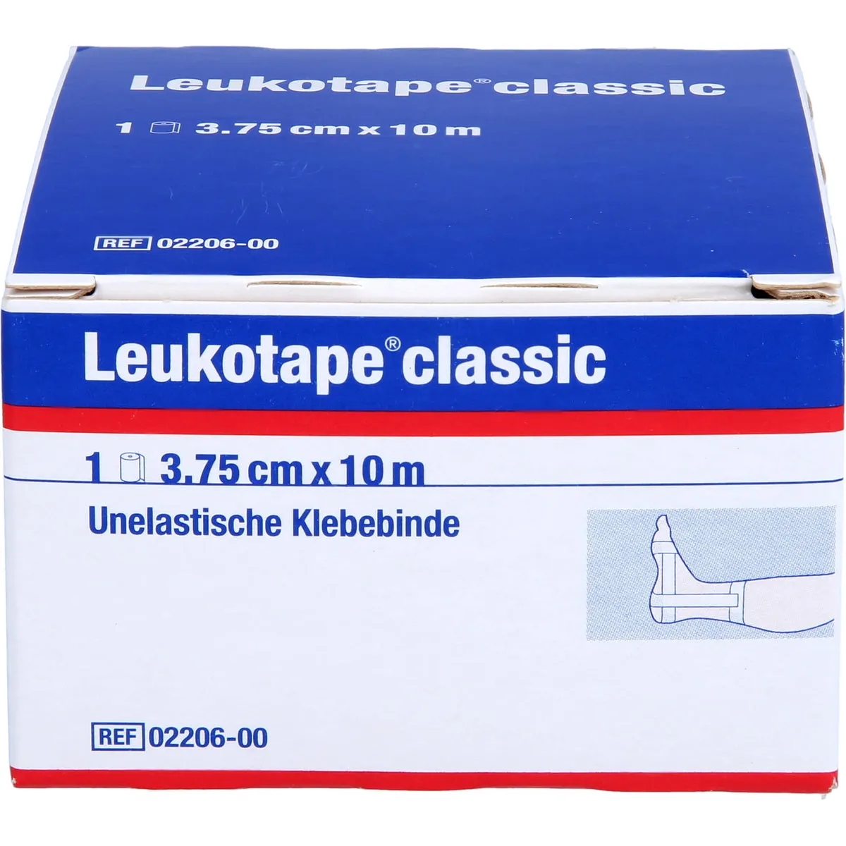 LEUKOTAPE Classic 3,75 cmx10 m weiss, 1 St. Verband