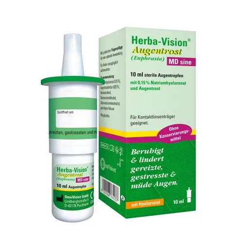 HERBA-VISION Augentrost MD sine Augentropfen 10 ml