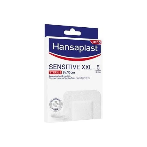 HANSAPLAST Sensitive Wundverband steril 8x10 cm 5 St