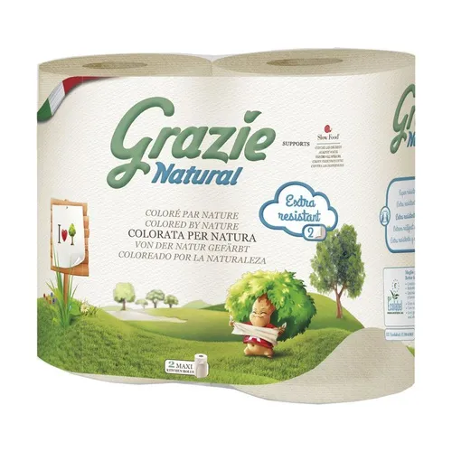Grazie Natural Maxi Küchentuch - 2 Rollen