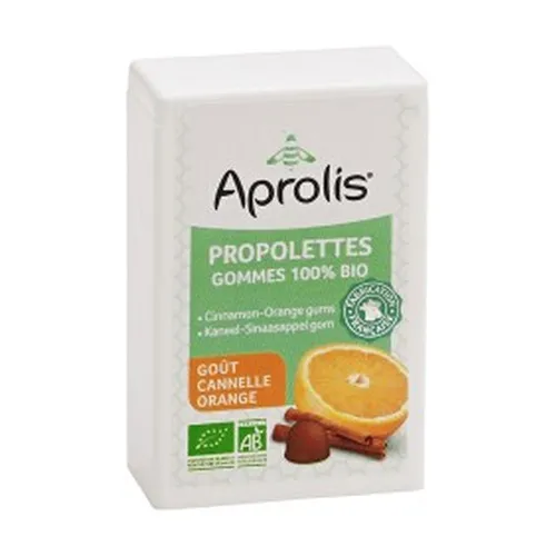 Aprolis Bio zartes Zahnfleisch Propoletten Propolis, Zimt, Orange