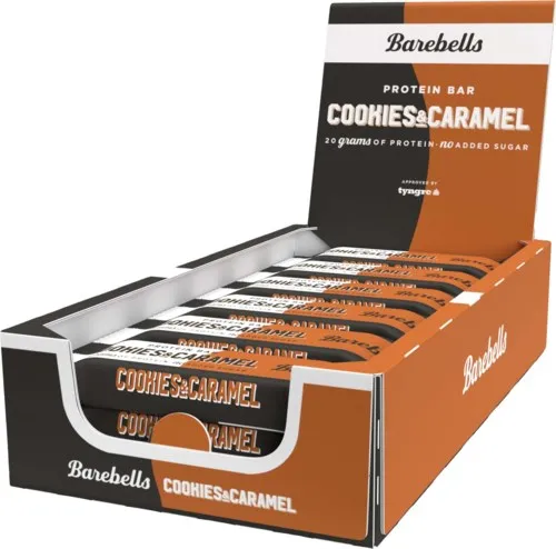 Barebells Protein Bar Cookies & Caramel 55 g x 12