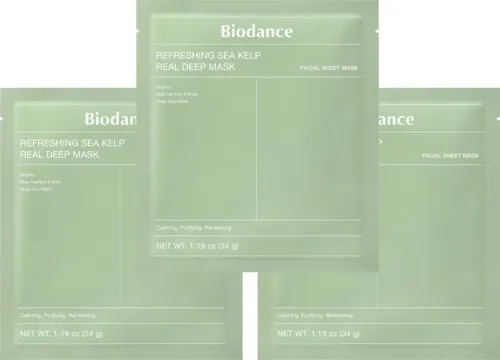 Biodance Refreshing Sea Kelp Real Deep Mask x 3