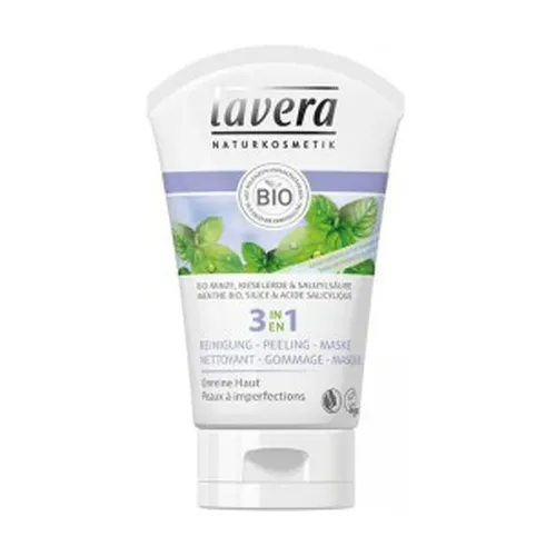 Lavera 3 in1 Reinigungsmittel, Peeling, Maske