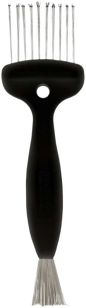 Olivia Garden Bürstenreiniger aus recyceltem Kunststoff, schwarz