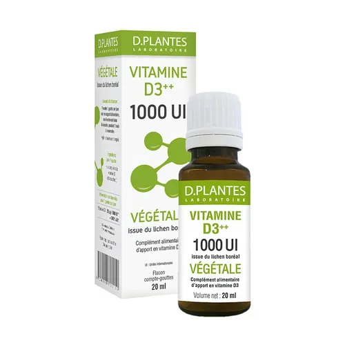 D. Plantes Vitamin D3 ++ 1000 IE Gemüse