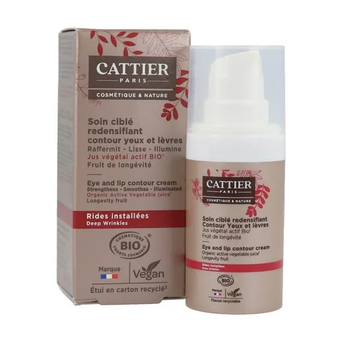 Cattier Gezielte rotierende Augen- und Lippenkonturpflege, samtige Berührung