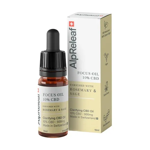 AlpReleaf Focus 10 % CBD-Hanföl