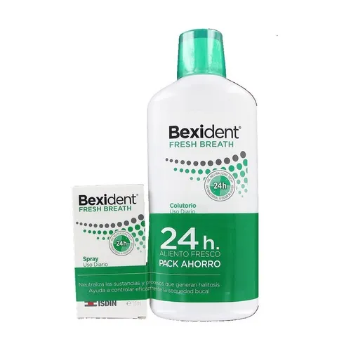 Isdin Bexident Fresh Breath Mundwasser + Spray Pack
