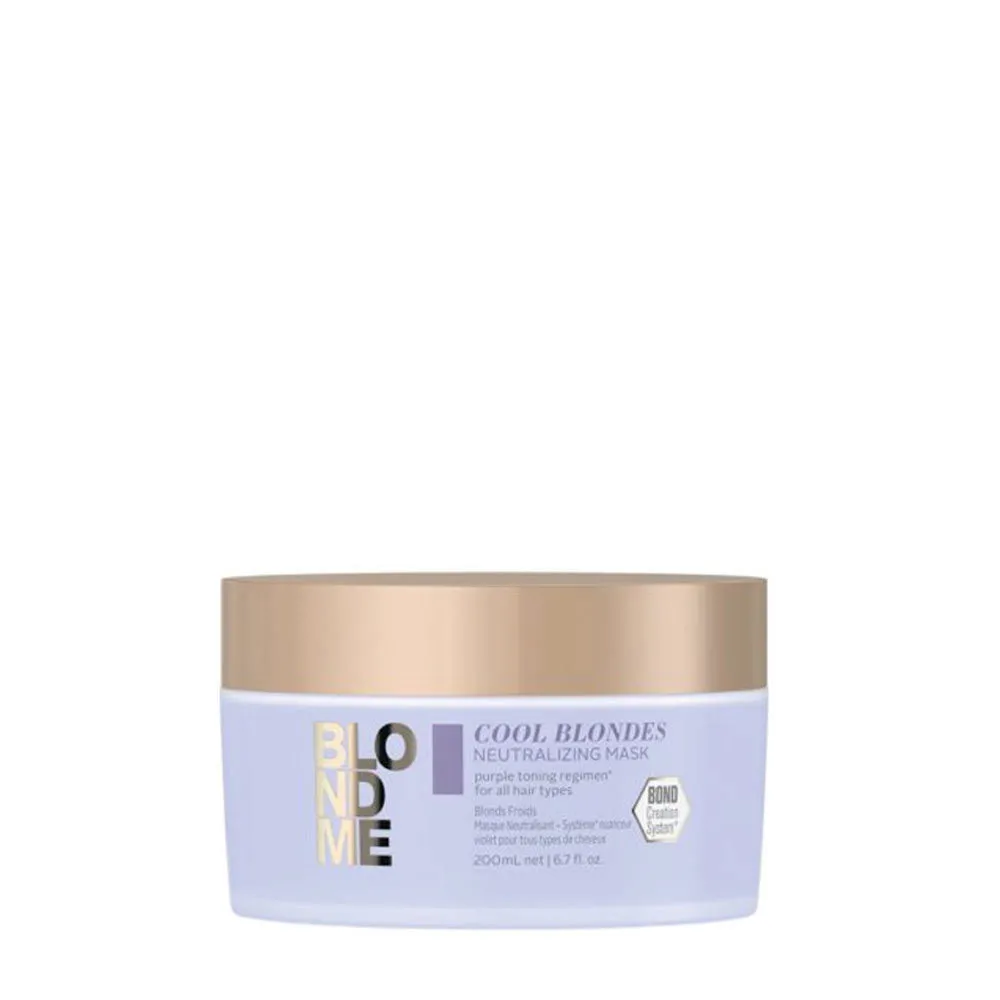 Schwarzkopf Blond Me Cool Blondes Neutralizing Mask 200ml - Anti Gelbstich Maske