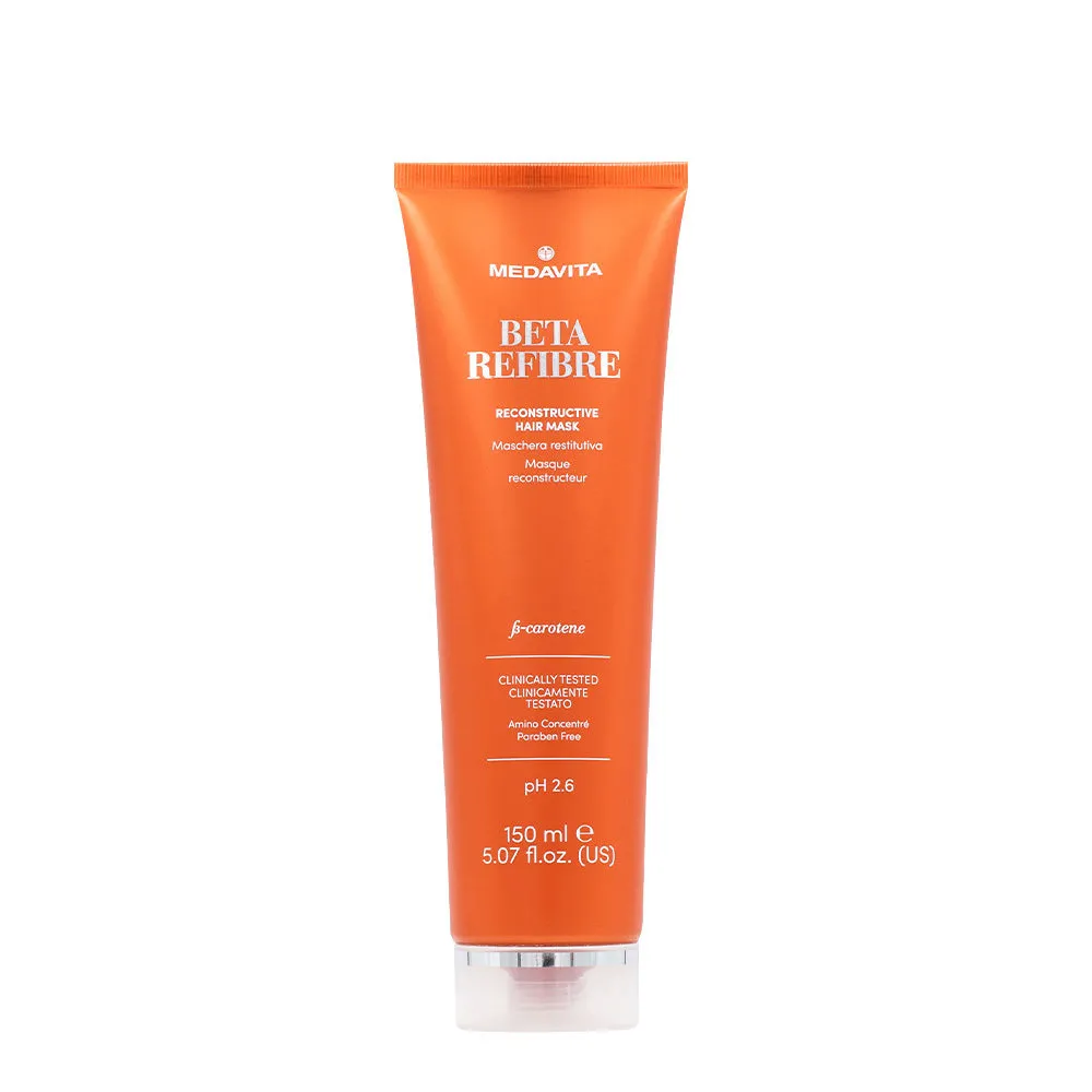 Medavita Lunghezze Beta Refibre Reconstructive Hair Mask 150ml - Restrukturierungsmaske für geschädigtes Haar