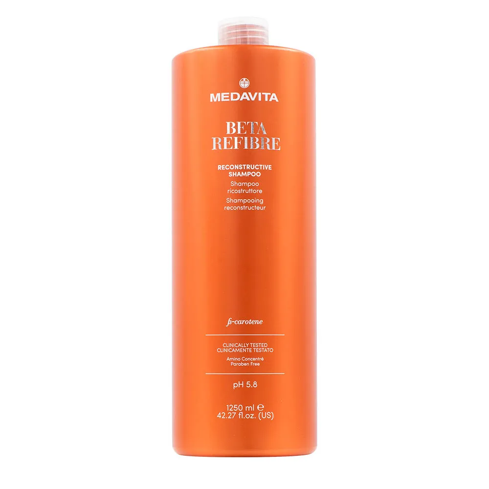 Medavita Lunghezze Beta Refibre Reconstructive Shampoo 1250ml - restrukturierendes Shampoo für geschädigtes Haar