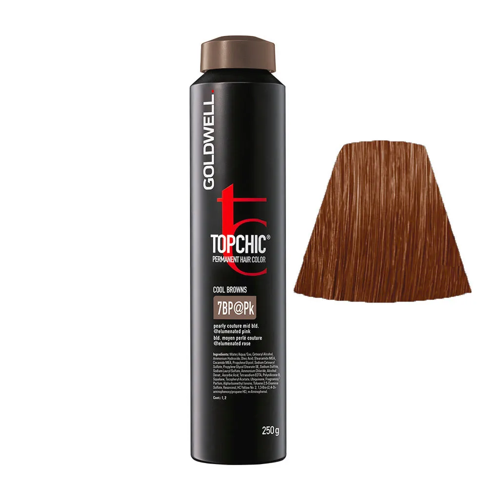 7BP @ Pk Mittelblond Pearl Pink Goldwell Topchic Zylinder 250gr