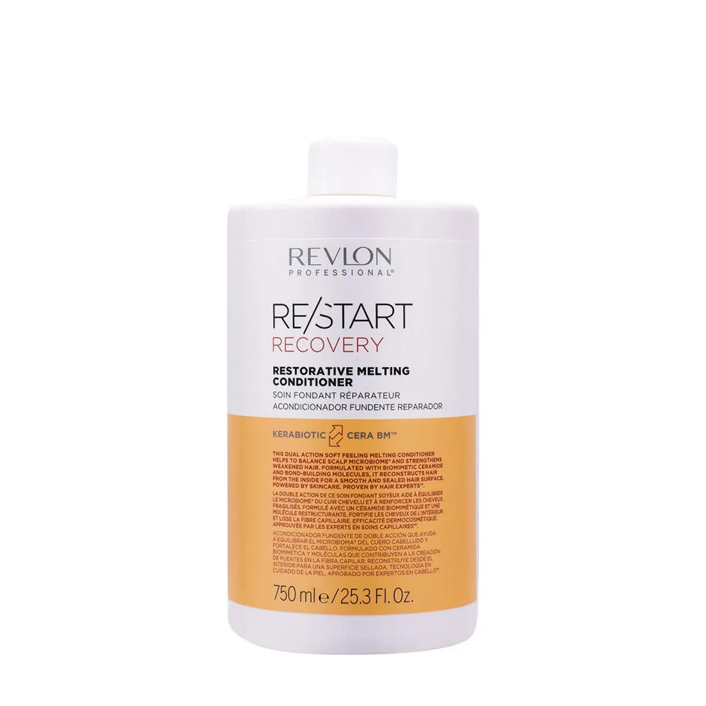 Revlon Restart Recovery Restorative Melting Conditioner 750ml - Restrukturierungsconditioner für geschädigtes Haar