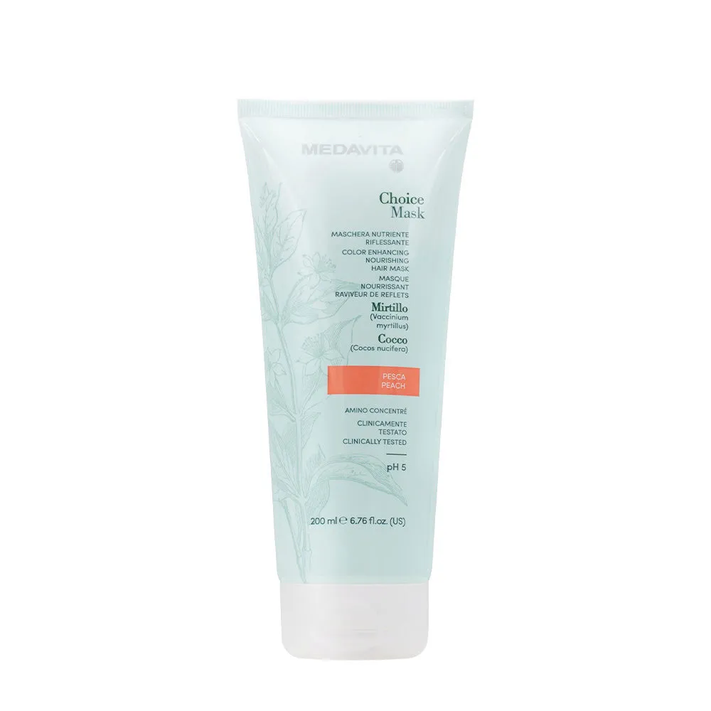Medavita Lunghezze Choice Mask Peach 200ml - nährende Reflexmaske Pfirsich
