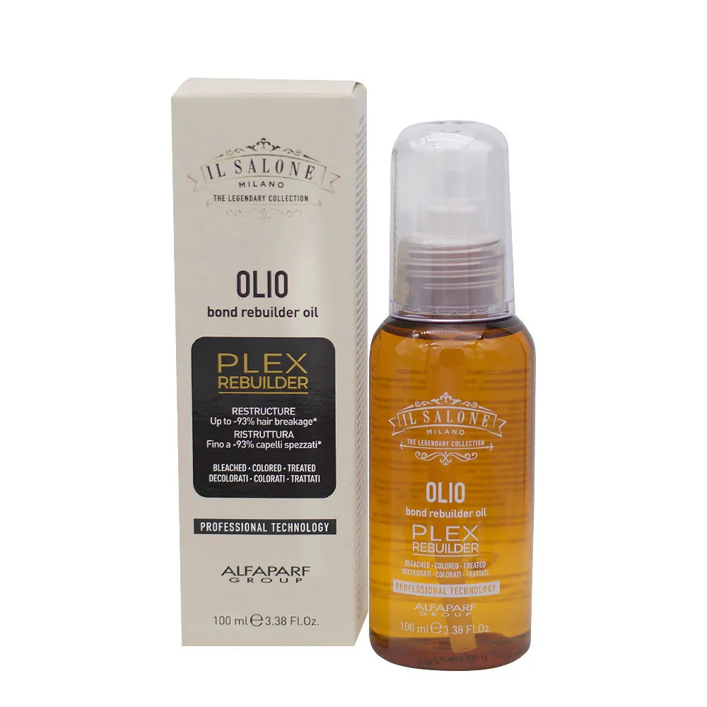 Alfaparf Milano Il Salone Plex Rebuilder Oil 100ml - restrukturierendes Öl für strapaziertes Haar