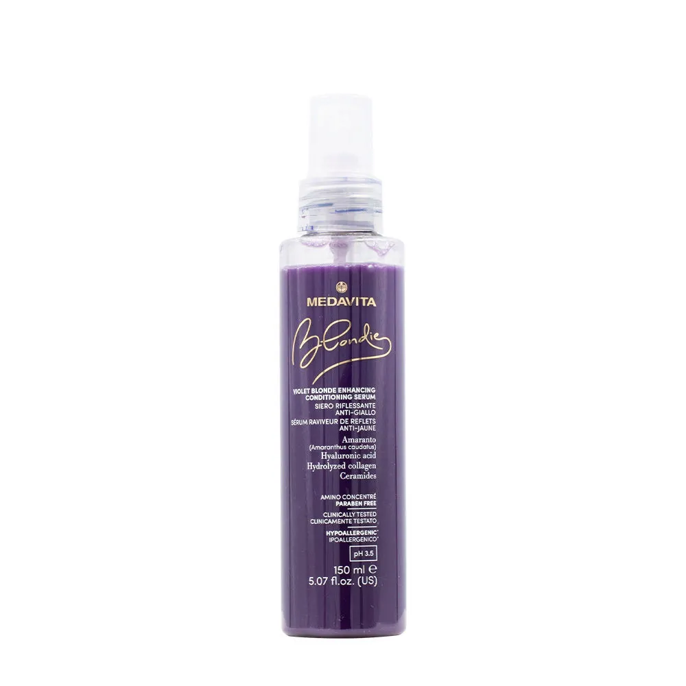 Medavita Blondie Violet Blonde Enhancing Conditioning Serum 150ml - Antigelbstich Reflex Serum