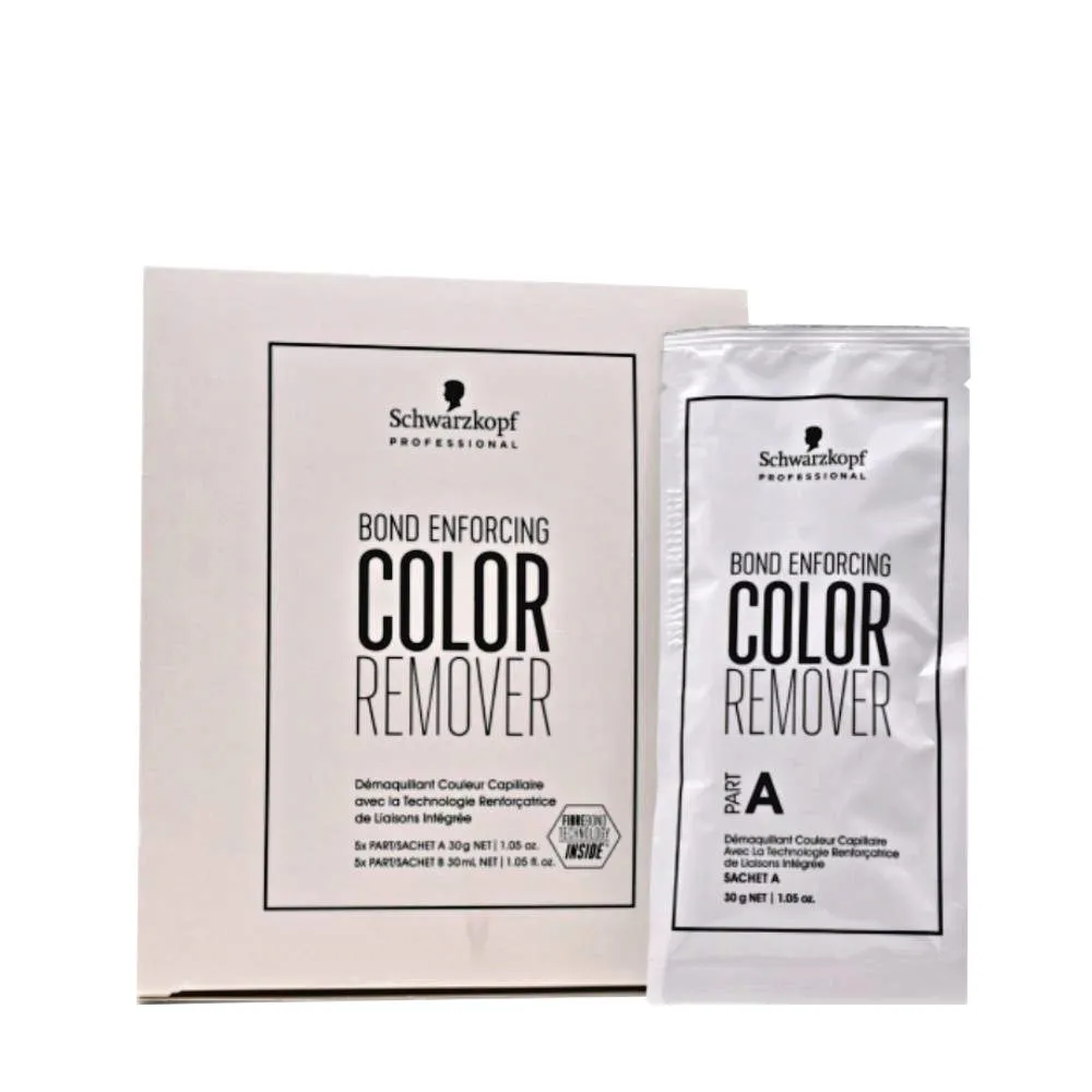 Schwarzkopf Bond Enforcing Color Remover 10 Sachets - Einzeldosis-Bleichmittel