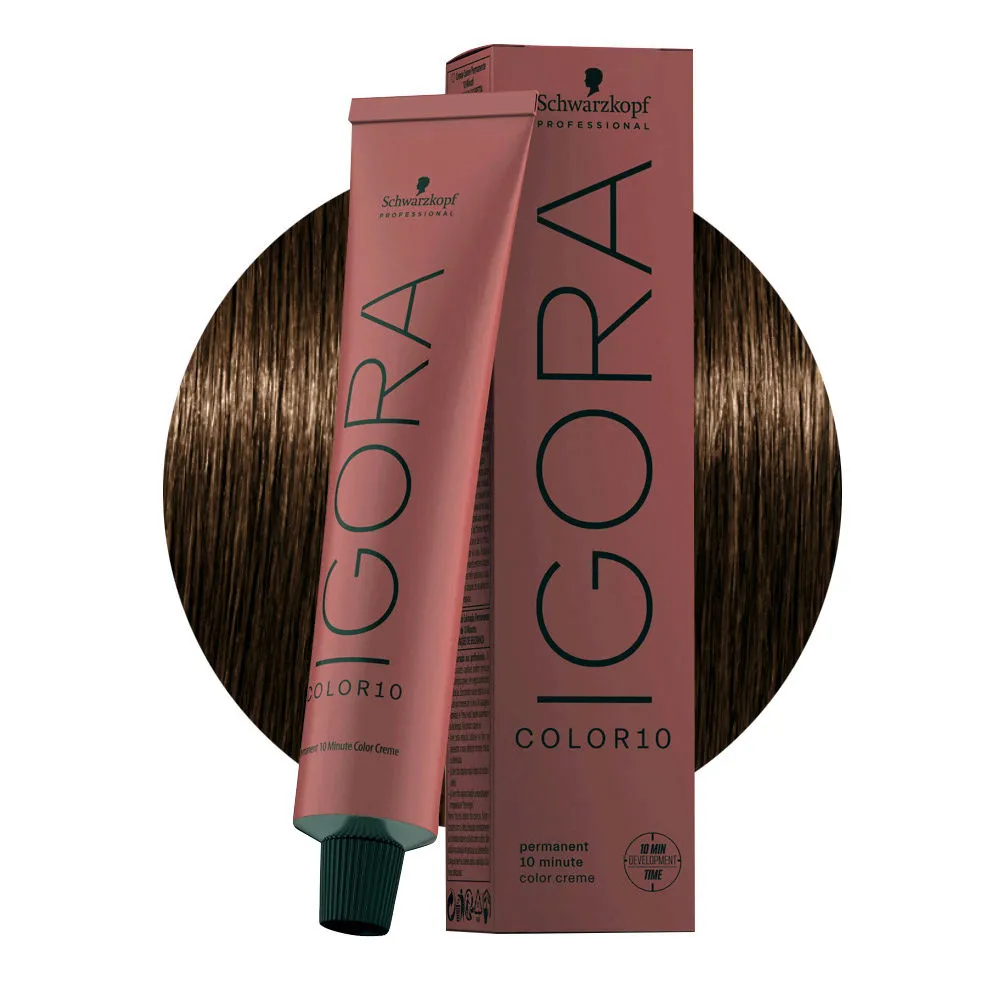 Schwarzkopf Igora Color10 6-0 Natürliches Dunkelblond 60ml - permanente Coloration in 10 Minuten