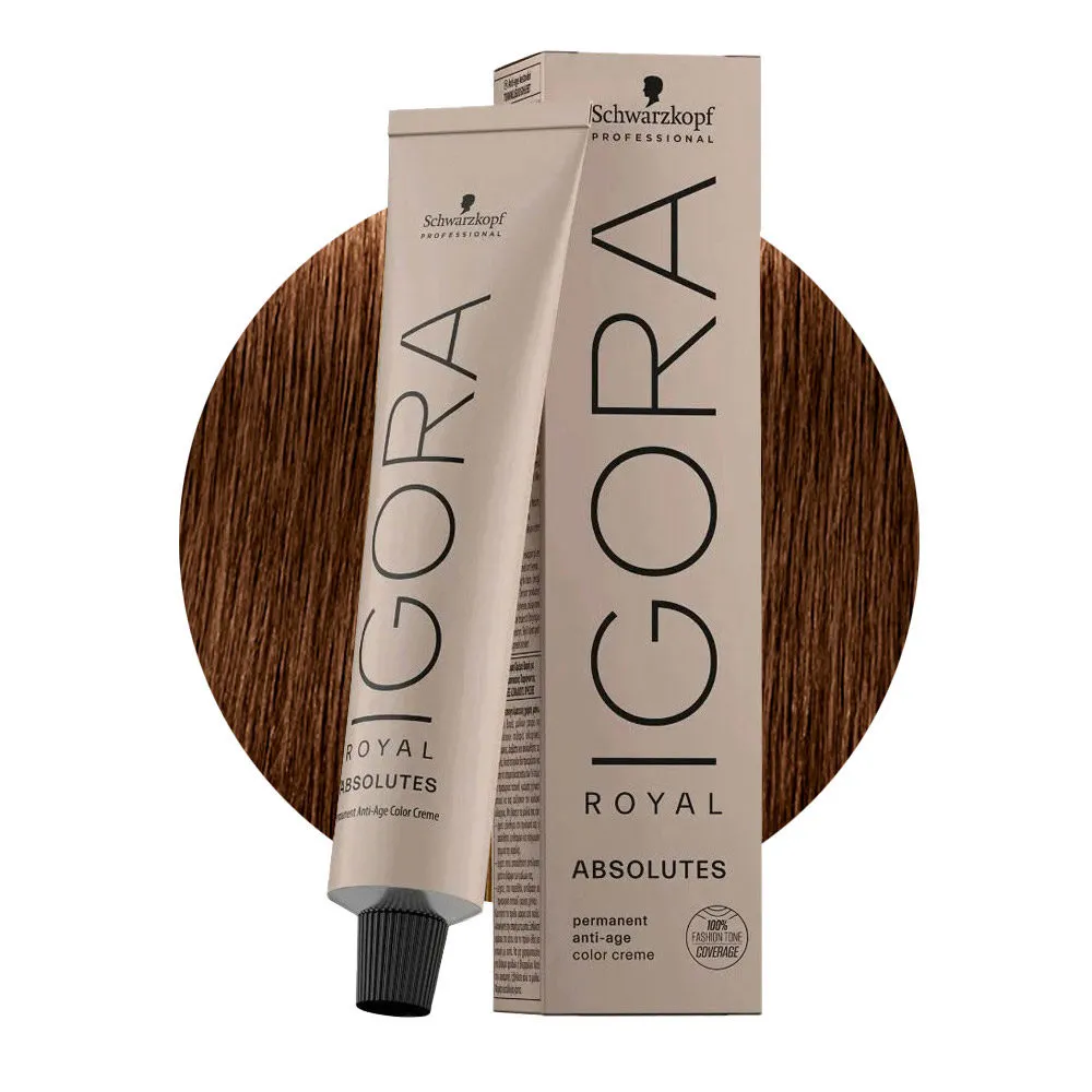 Schwarzkopf Igora Royal Absolutes 6-460 Beige-Naturschokolade Dunkelblond 60ml - Permanente Färbung