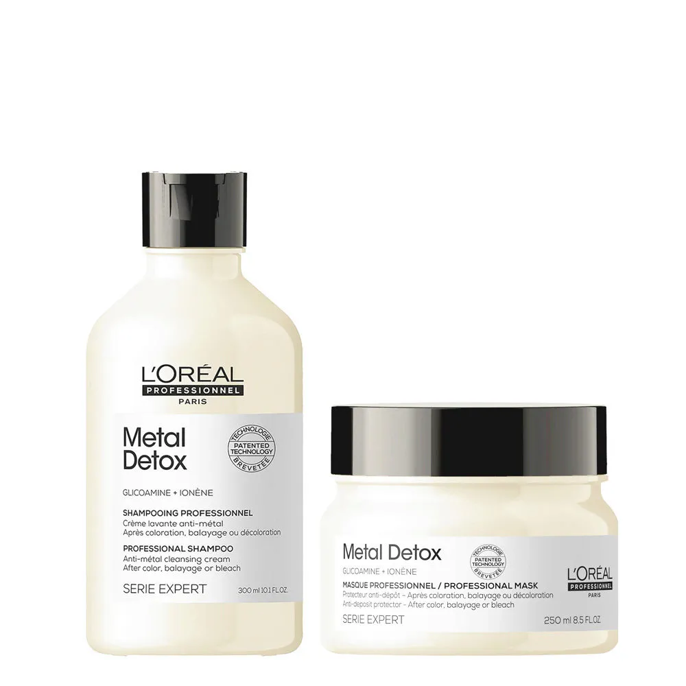 L'Oréal Professionnel Paris Serie Expert Metal Detox Shampoo 300ml Mask 250ml