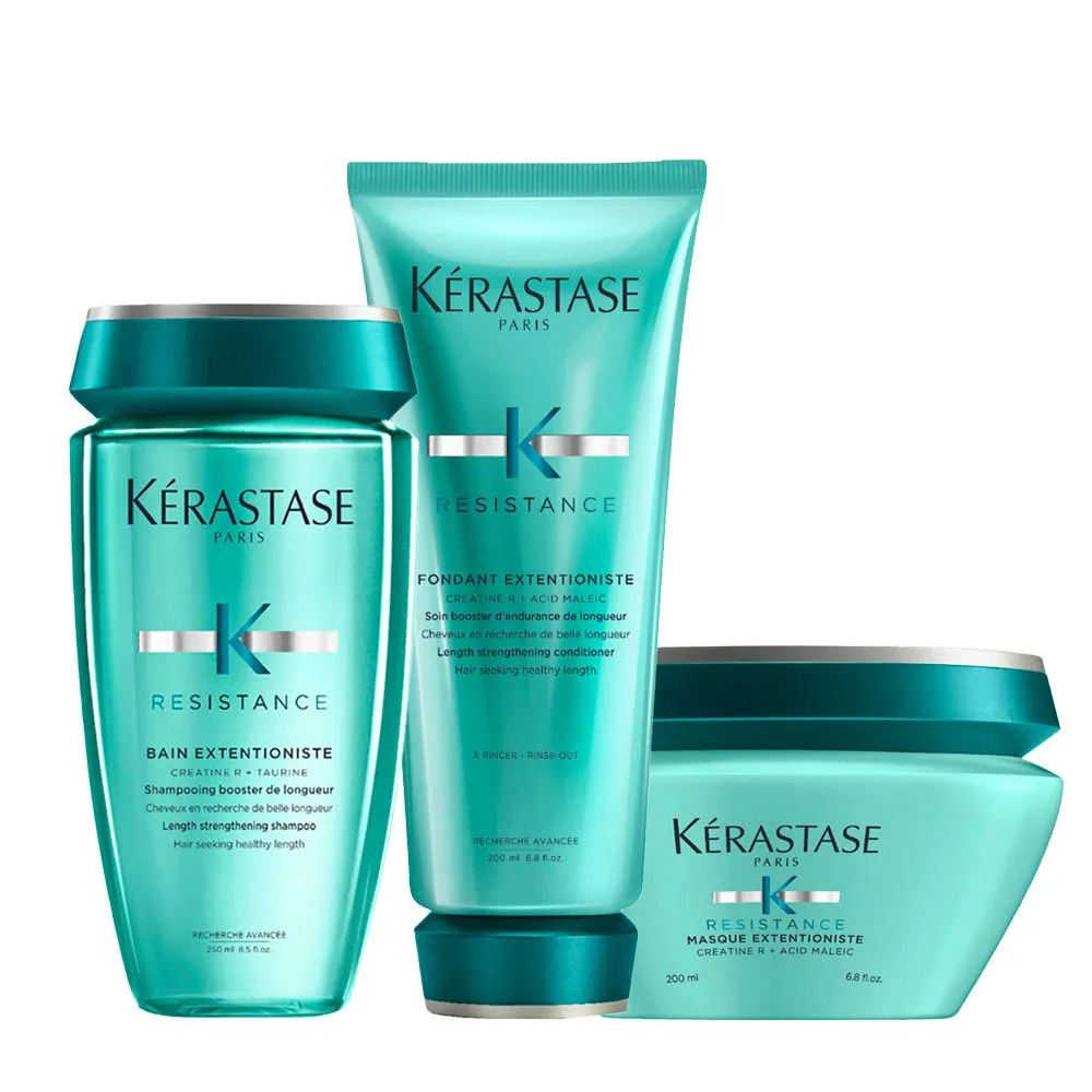 Kerastase Resistance Bain Extentioniste 250ml Fondant 200ml Masque 200ml