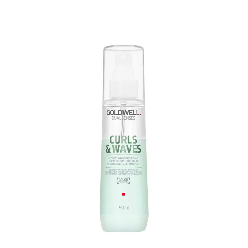 Goldwell Dualsenses Curls & Waves Hydrating Serum Spray 150ml - feuchtigkeitsspendendes Spray-Serum für lockiges oder we