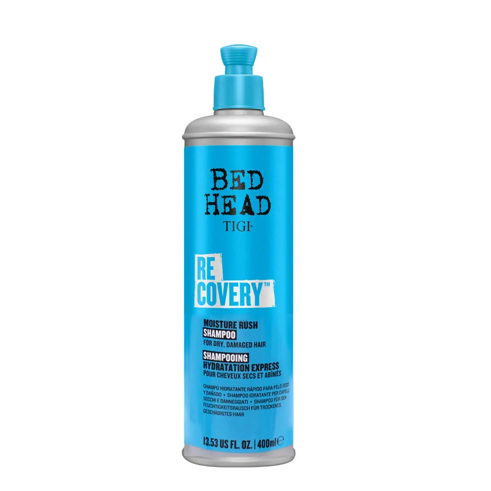 Tigi Bed Head Recovery Moisture Rush Shampoo 400ml - Shampoo für trockenes und geschädigtes Haar