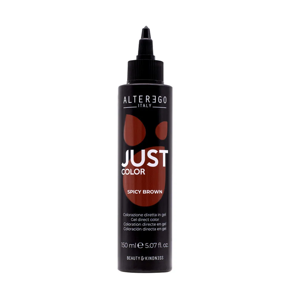 Alterego Just Color Spicy Brown 150ml - semipermanente Gelfarbe