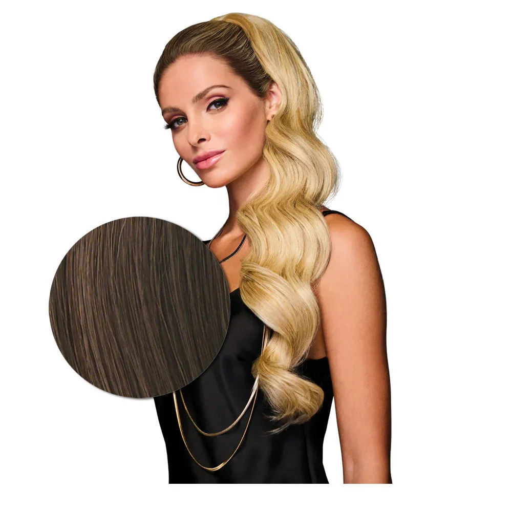 Hairdo Gewellter Pferdeschwanz mit Clip Hellbraun R10 69cm
