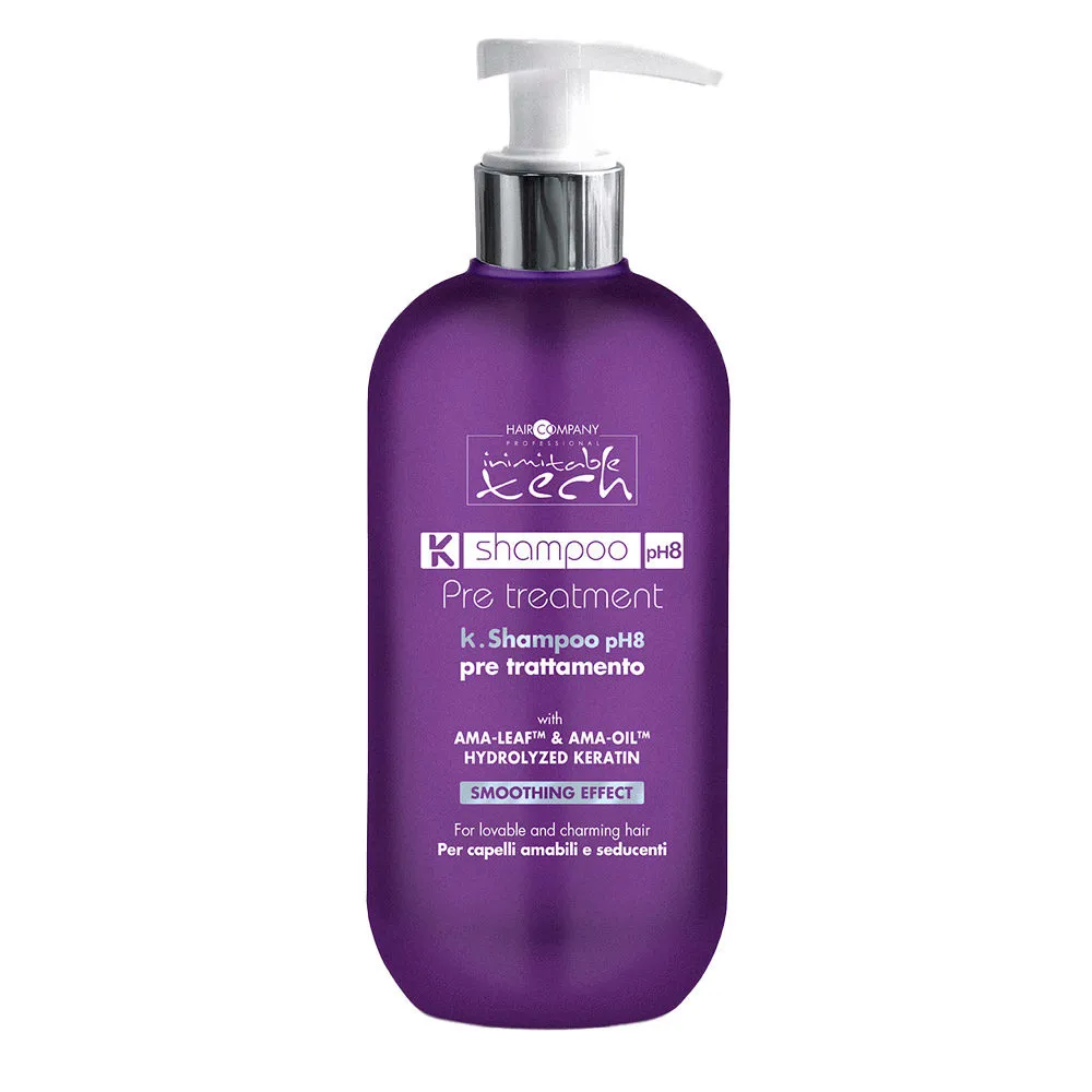 Hair Company Inimitable Tech K. Shampoo pH8 Pre Treatment 500ml - Shampoo vor der Behandlung