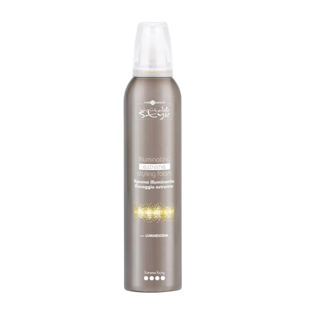Hair Company Inimitable Style Extreme Styling Foam 250ml - Leuchtendes Mousse mit extremem Halt