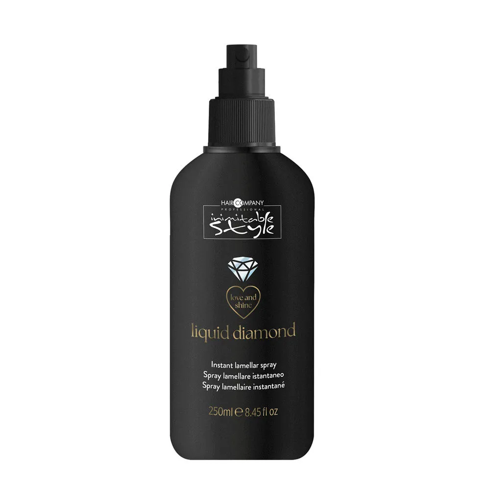 Hair Company Inimitable Style Liquid Diamond 250ml - Sofortiges Lamellares Spray