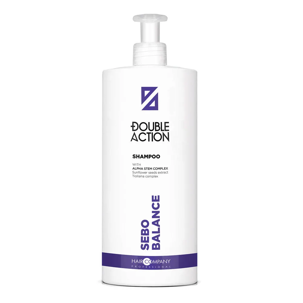 ìHair Company Double Action Sebo Balance Shampoo 1000ml - Anti-Talg-Shampoo
