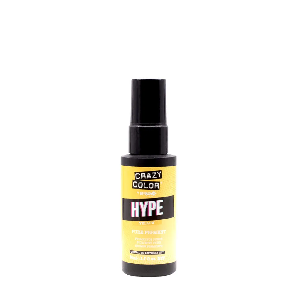 Crazy Color Hype Yellow 50ml - reines Pigment