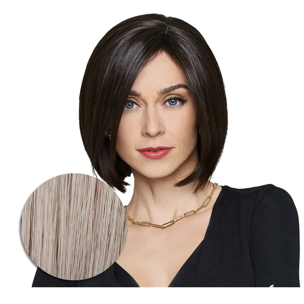 Hairdo Topper Top It Off Hellgrau - Toupet mit abnehmbaren Clips