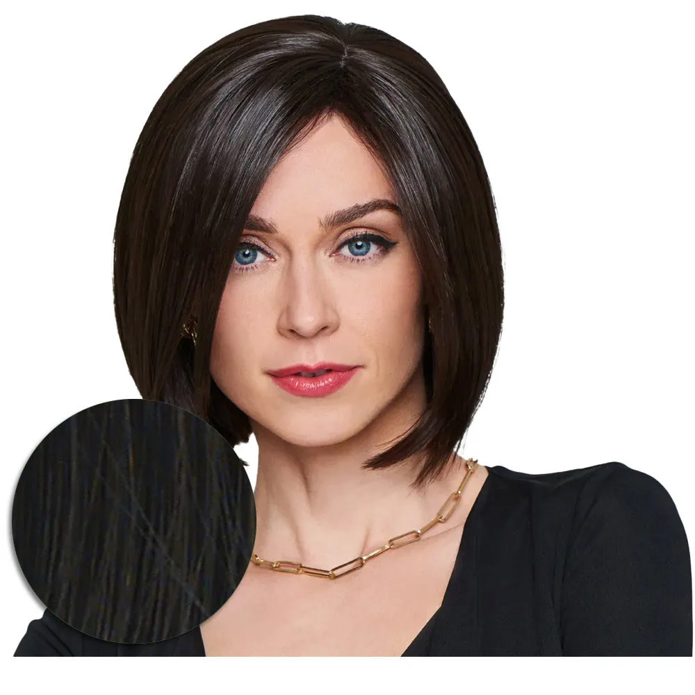 Hairdo Topper Top It Off R2 Schwarz - Toupet mit abnehmbaren Clips