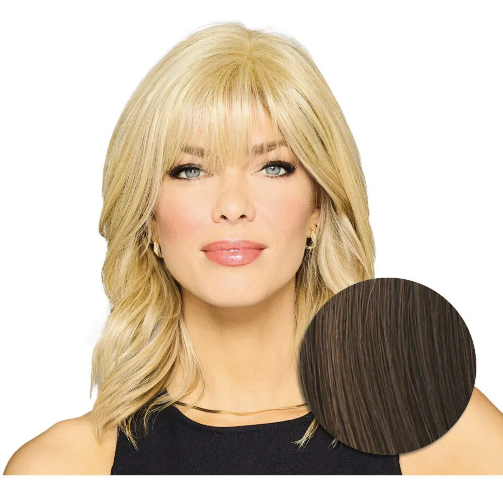 Hairdo Topper Stylish Wave R10 Hellbraun - welliges Toupet