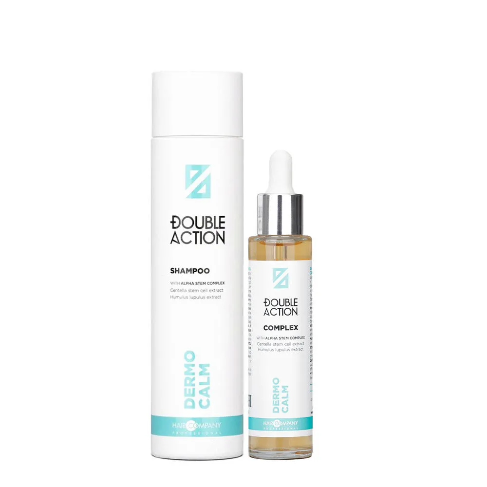 Hair Company Double Action Dermo Calm Shampoo 250ml Complex 50ml