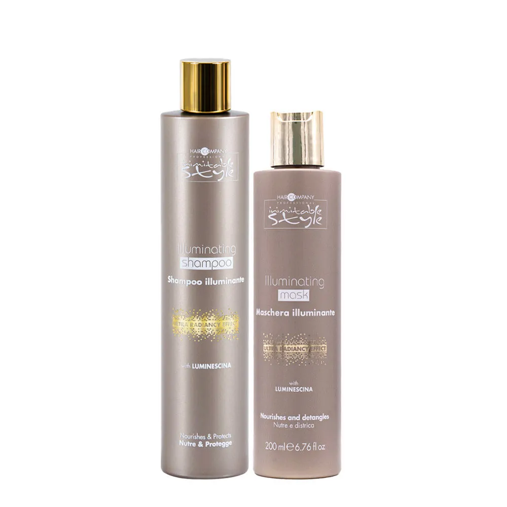 Hair Company Inimitable Style Illuminating Shampoo 250ml Mask 200ml