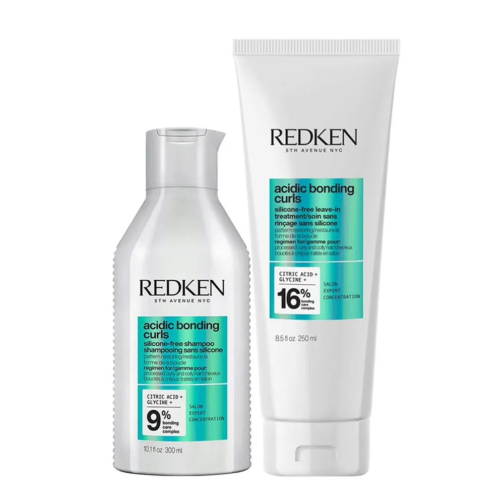 Redken ABC Curls Shampoo 300ml Leave-In 250ml