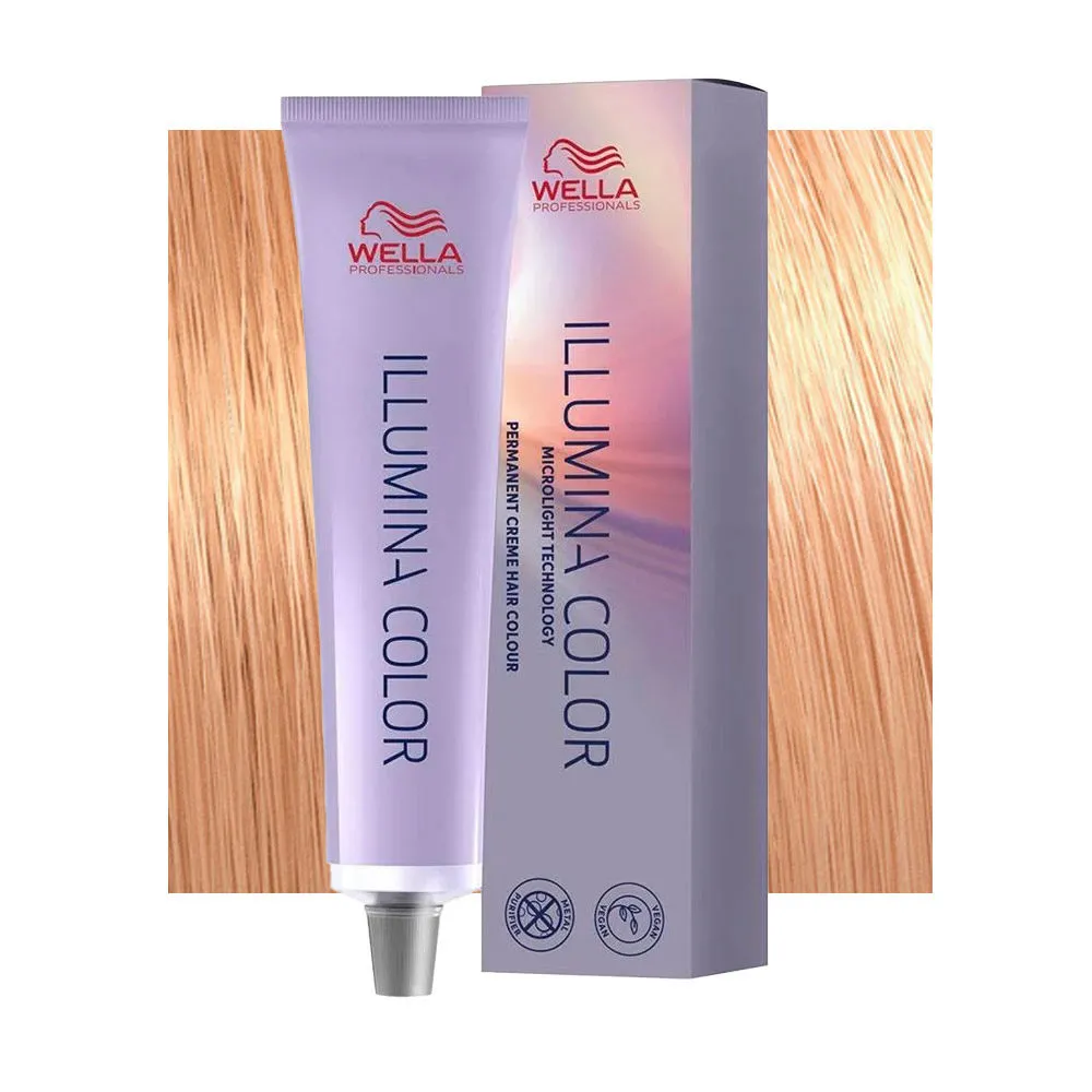 Wella Illumina Color 9/43 Sehr Helles Gold-Kupfer-Blond 60ml - permanente Färbung