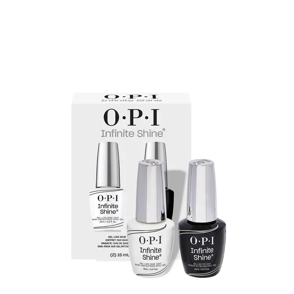 OPI Infinite Shine Coffret Base 15ml + Top Coat 15ml - Box