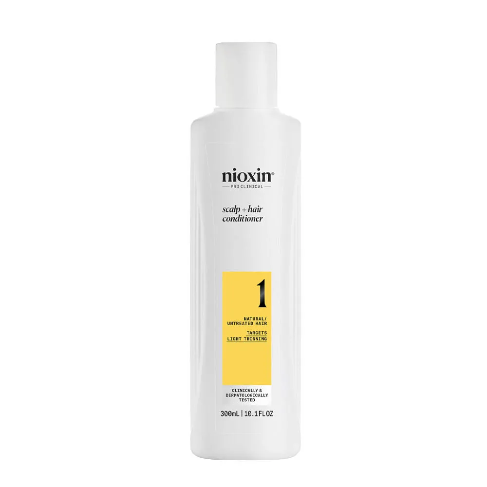 Nioxin Sistema 1 Scalp + Hair Conditioner 300ml - stärkende Spülung für leicht dünner werdendes Haar