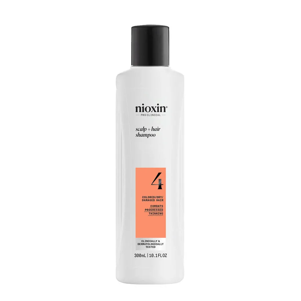 Nioxin Sistema 4 Scalp + Hair Shampoo 300ml - stärkendes Shampoo für strapaziertes Haar