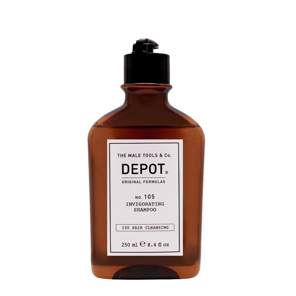 Depot Hair Cleansing No. 105 Invigorating Shampoo 250ml - Shampoo gegen Haarausfall