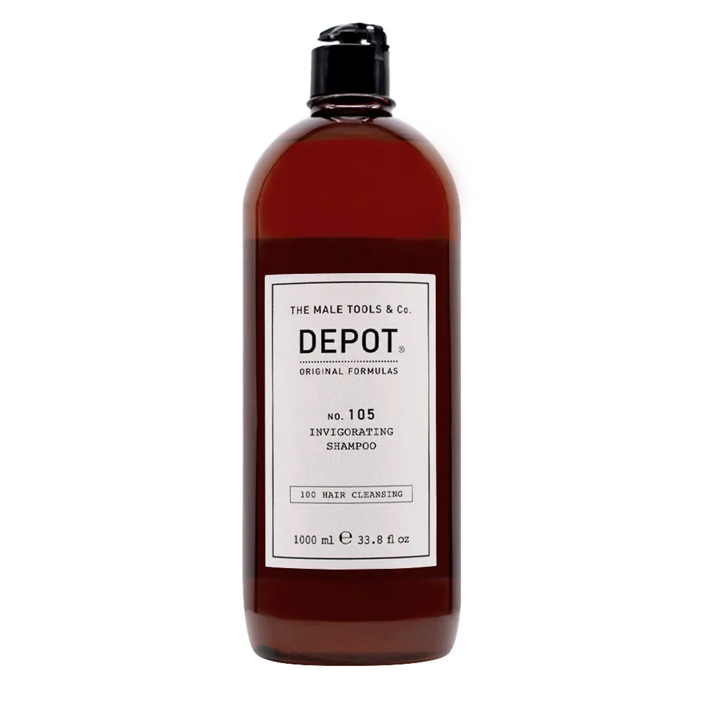 Depot Hair Cleansing No. 105 Invigorating Shampoo 1000ml - Shampoo gegen Haarausfall