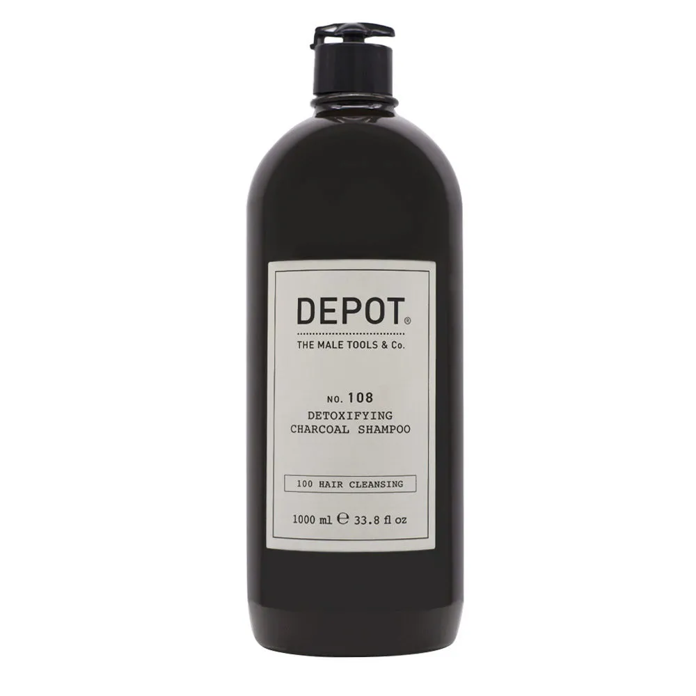 Depot Hair Cleansing No. 108 Detoxifying Charchoal Shampoo 1000ml - entgiftendes Shampoo